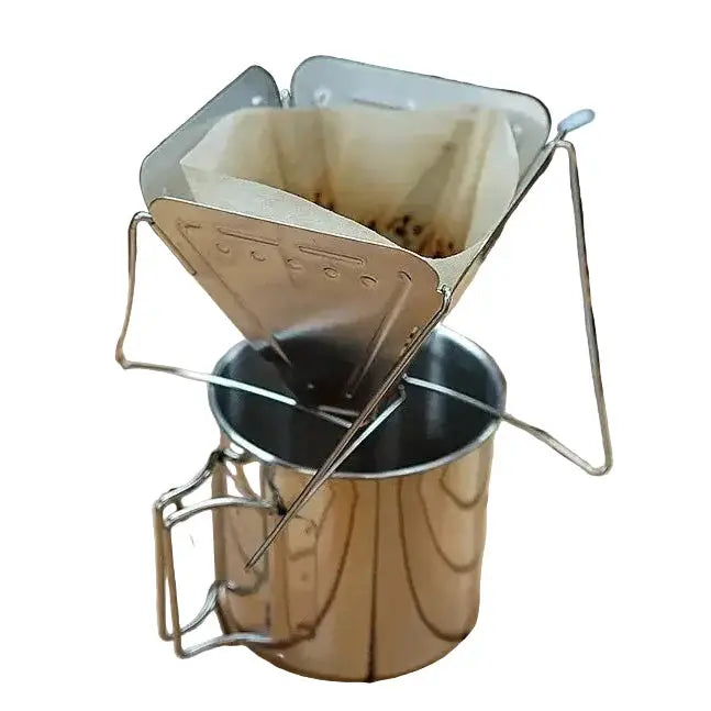 Habicare Foldable Stainless Steel Coffee Dripper Stand Foldable Stainless Steel Coffee Dripper Stand