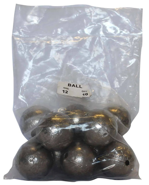 starfish Ball Sinkers Ball Sinker Bulk Pack 12oz (10 per pack) Starfish Ball Sinker Bulk Pack 12oz 10 Per Pack