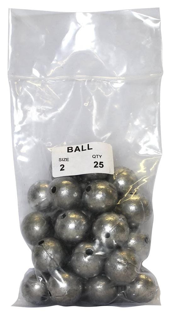 starfish Ball Sinkers Ball Sinker Bulk Pack 2oz (25 per pack) Starfish Ball Sinker Bulk Pack 2oz 25 Count