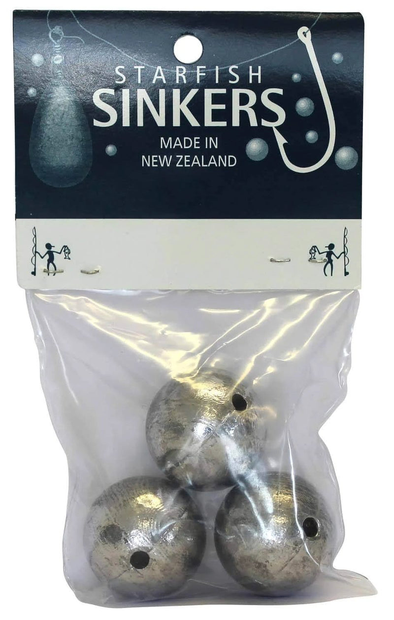 starfish Ball Sinkers Starfish Ball Sinker Packet 4oz (3 per pack) Starfish Ball Sinker Packet 4oz Three Pack