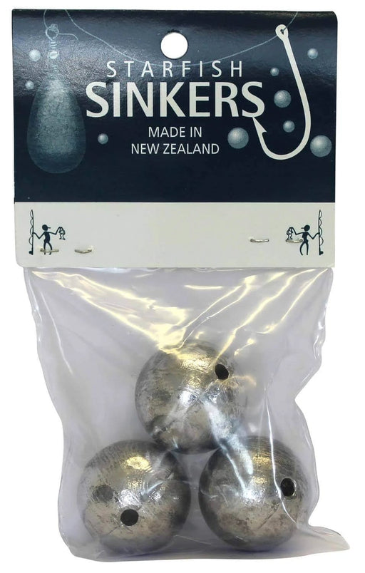 starfish Ball Sinkers Starfish Ball Sinker Packet 4oz (3 per pack) Starfish Ball Sinker Packet 4oz Three Pack
