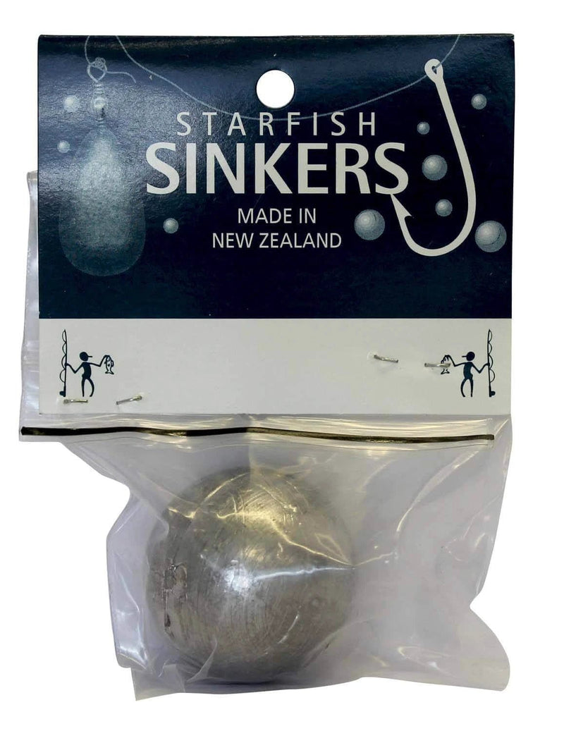 starfish Ball Sinkers Starfish Ball Sinker Packet 8oz (1 per pack) Starfish Ball Sinker Packet 8oz For Effective Fishing