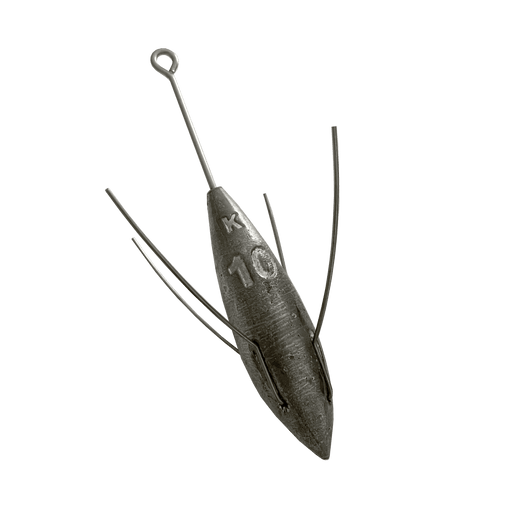 Breakaway Drone Sinker Bulk Pack 10oz (6 per pack) with high-tensile wire for drone fishing.