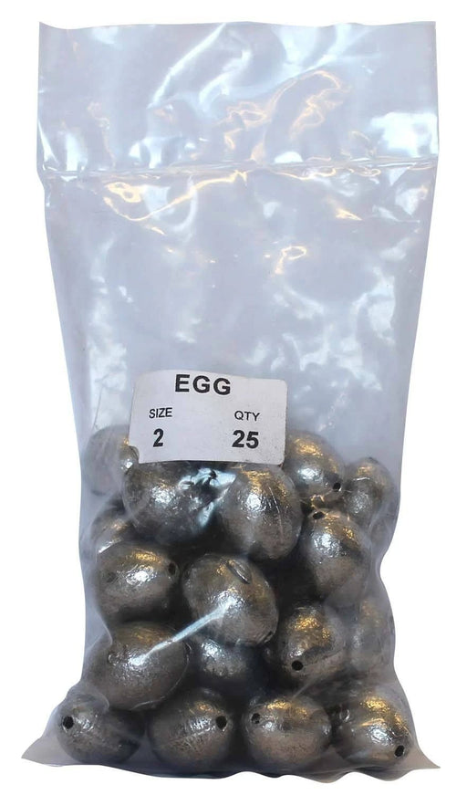starfish Egg Sinkers Egg Sinker Bulk Pack 2oz (25 per pack) Egg Sinker 2 Ounce Bulk Pack Starfish 25 Sinker Weights