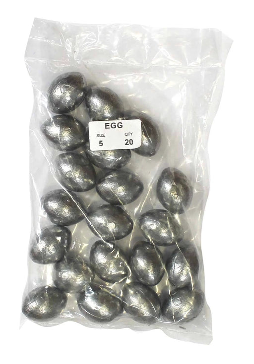 starfish Egg Sinkers Egg Sinker Bulk Pack 5oz (20 per pack) Egg Sinker Starfish Bulk Pack 5oz 20 Count