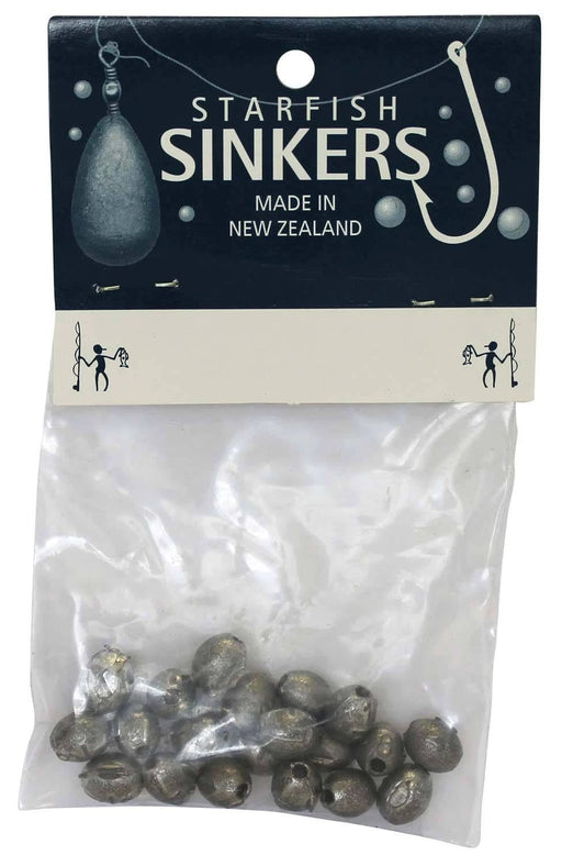 starfish Egg Sinkers Starfish Egg Sinker Packet 1/8oz (20 per pack) Starfish Egg Sinker Packet 1 8oz 20 Pack