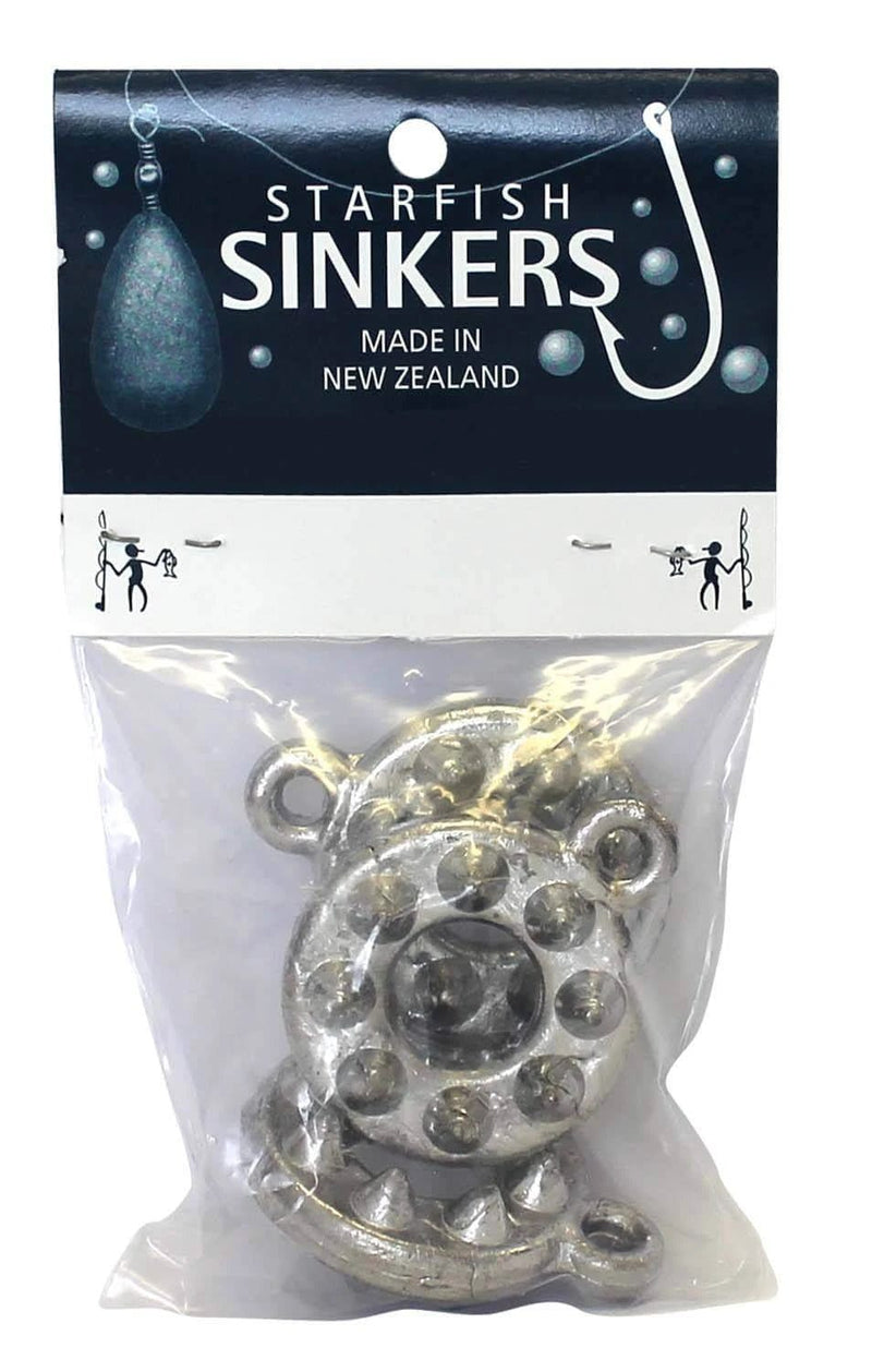 starfish Other Sinkers Starfish Sandgrip Sinker Packet 3oz (3 per pack) Starfish Sandgrip Sinker Packet 3oz 3 Per Pack