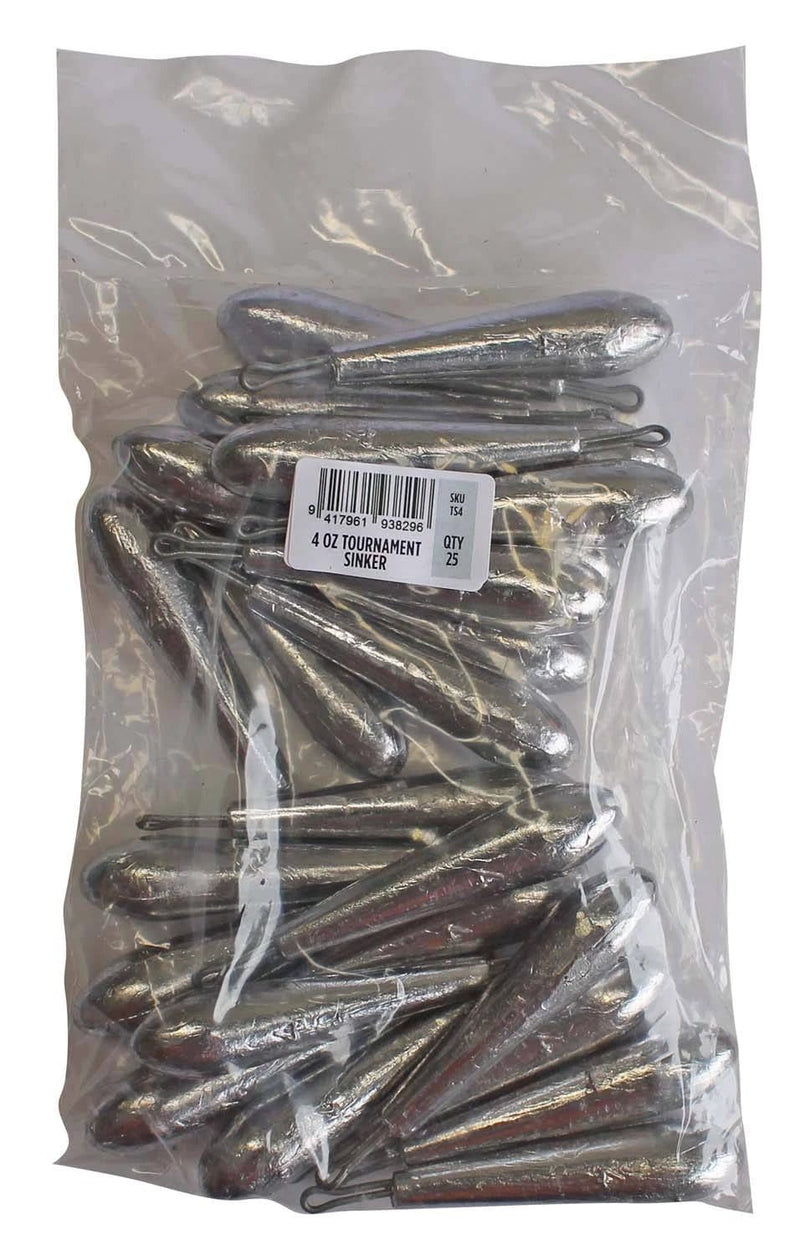 starfish Other Sinkers Tournament Sinker Bulk Pack 4oz (25 per pack) Starfish Tournament Sinker Bulk Pack 4oz