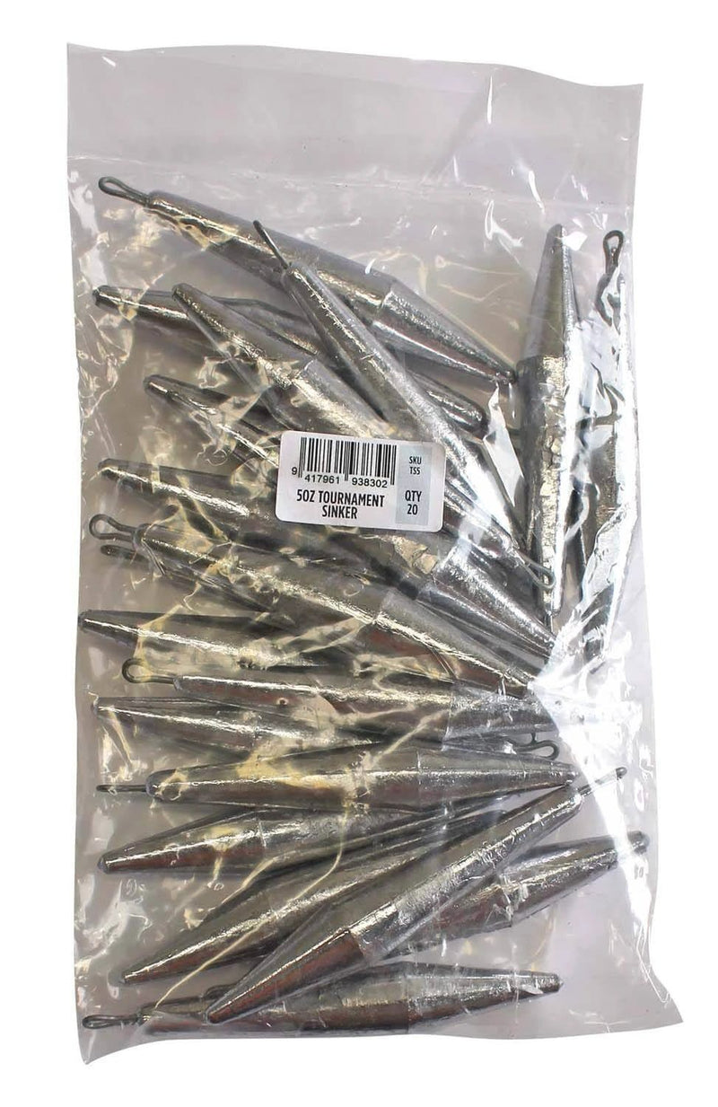 starfish Other Sinkers Tournament Sinker Bulk Pack 5oz (20 per pack) Starfish Tournament Sinker Bulk Pack 5oz