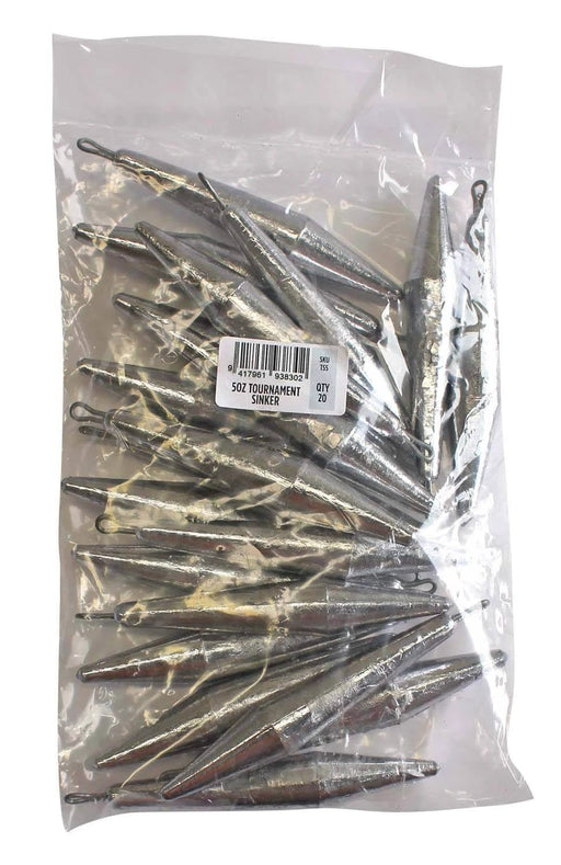 starfish Other Sinkers Tournament Sinker Bulk Pack 5oz (20 per pack) Starfish Tournament Sinker Bulk Pack 5oz