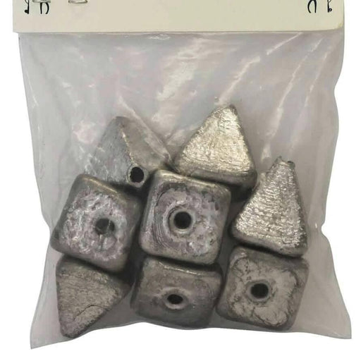 starfish Pyramid Sinkers Starfish Pyramid Sinker Packet 1oz (8 per pack) Starfish Pyramid Sinker 1oz Pack For Ocean Fishing