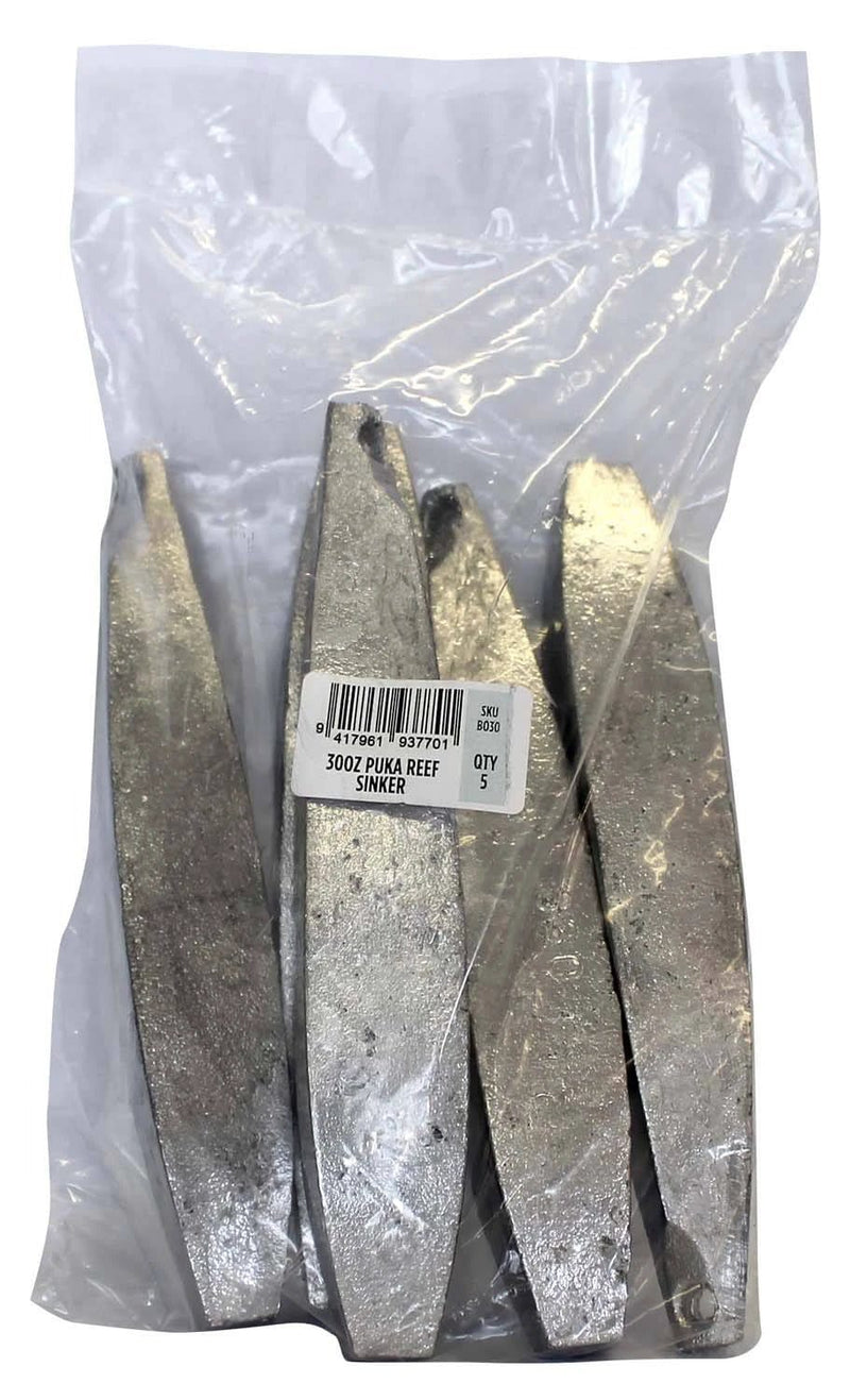 starfish Reef Sinkers Puka Reef Sinker Bulk Pack 30oz (5 per pack) Starfish Puka Reef Sinker Bulk Pack 30oz
