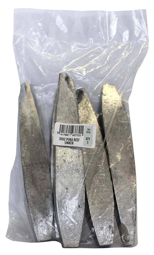 starfish Reef Sinkers Puka Reef Sinker Bulk Pack 30oz (5 per pack) Starfish Puka Reef Sinker Bulk Pack 30oz