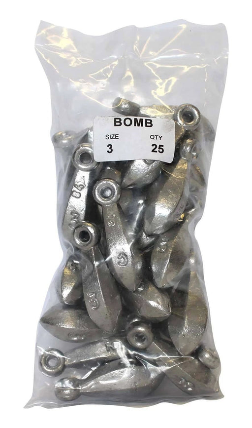 Starfish Reef Sinker 3oz Bulk Pack 25 Count For Deep Water Saltwater Anglers And Reef Rigging