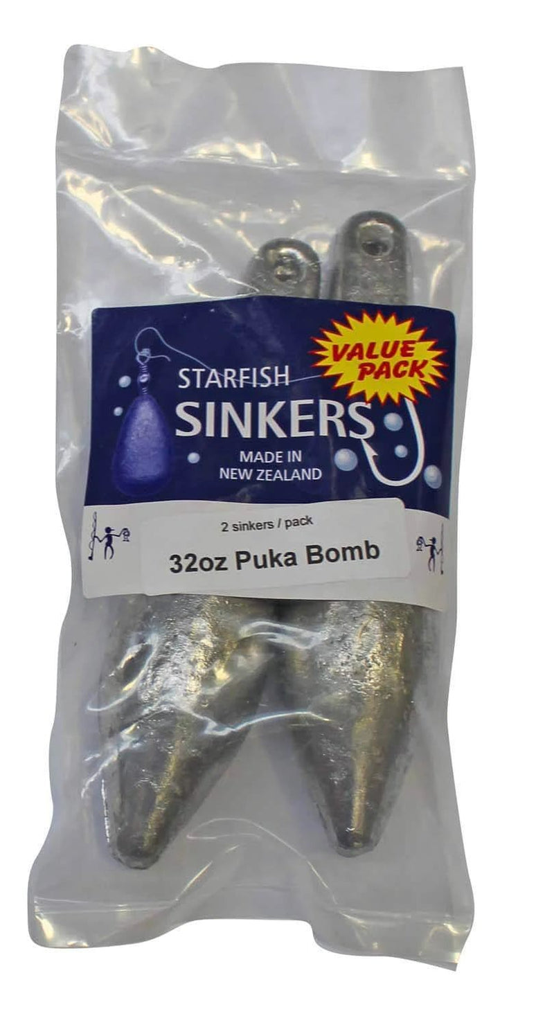starfish Reef Sinkers Starfish Puka Reef Sinker Value Pack 32oz (2 per pack) Starfish Puka Reef Sinker 32oz Value Pack