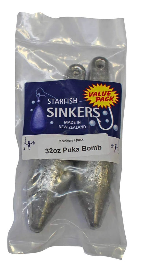 starfish Reef Sinkers Starfish Puka Reef Sinker Value Pack 32oz (2 per pack) Starfish Puka Reef Sinker 32oz Value Pack