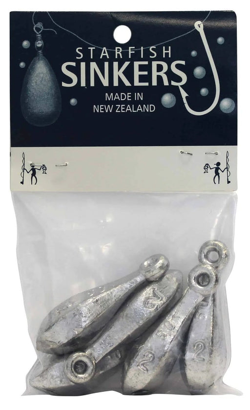 starfish Reef Sinkers Starfish Reef Sinker Packet 2oz (5 per pack) Starfish Reef Sinker Packet 2oz 5 Per Pack