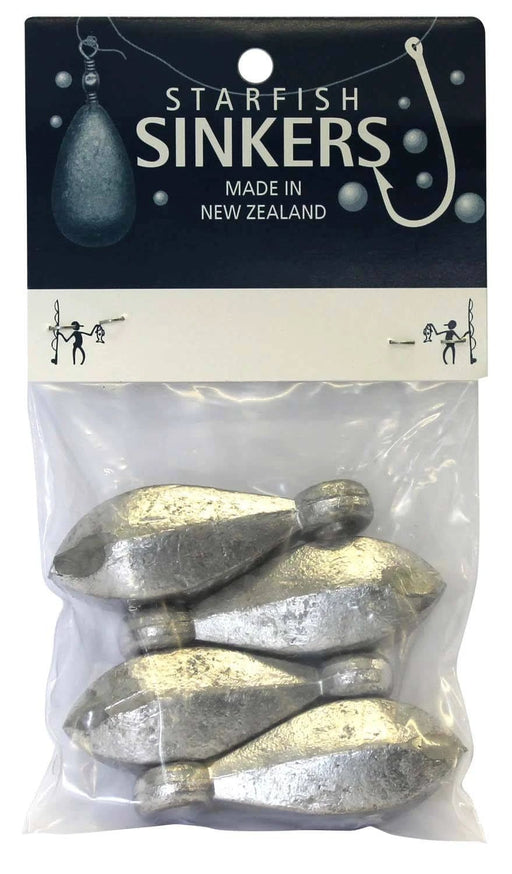 starfish Reef Sinkers Starfish Reef Sinker Packet 3oz (4 per pack) Starfish Reef Sinker Packet 3oz 4 Pack For Fishermen