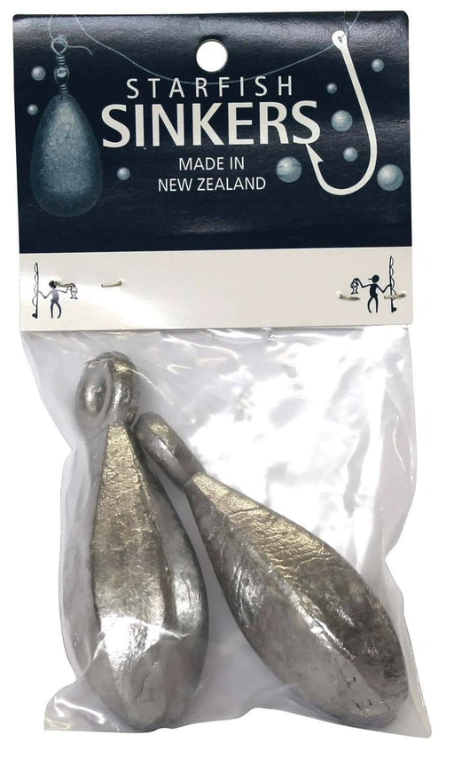 starfish Reef Sinkers Starfish Reef Sinker Packet 6oz (2 per pack) Starfish Reef Sinker Packet 6oz Two Pack NZ Made