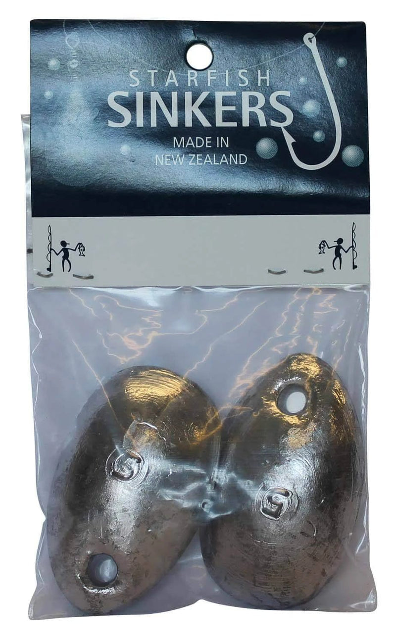 starfish Spoon Sinkers Starfish Spoon Sinker Sinker Packet 5oz (2 per pack) Starfish Spoon Sinker 5oz Two Pack Sinkers