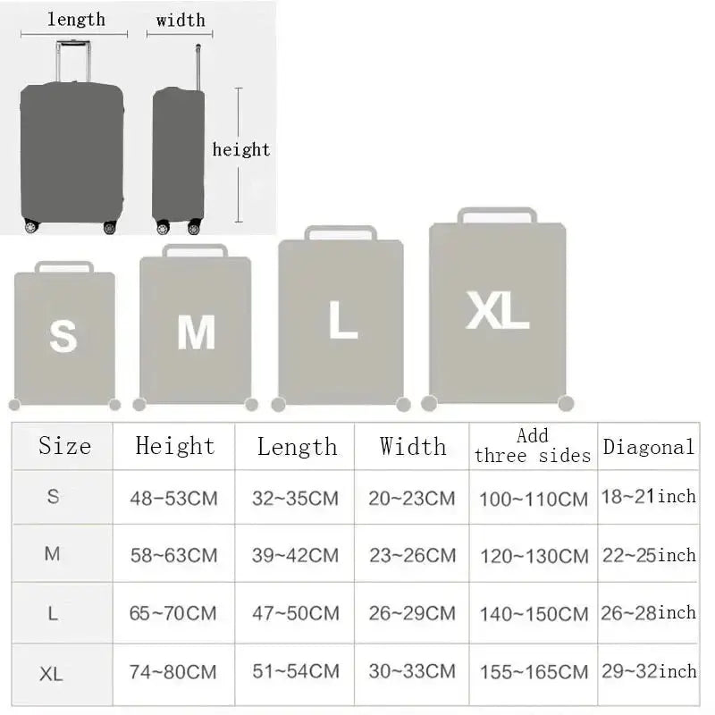 Habicare SS Stretch Fabric Luggage Cover (8 colours available) Stretch Fabric Luggage Cover (8 colours available)