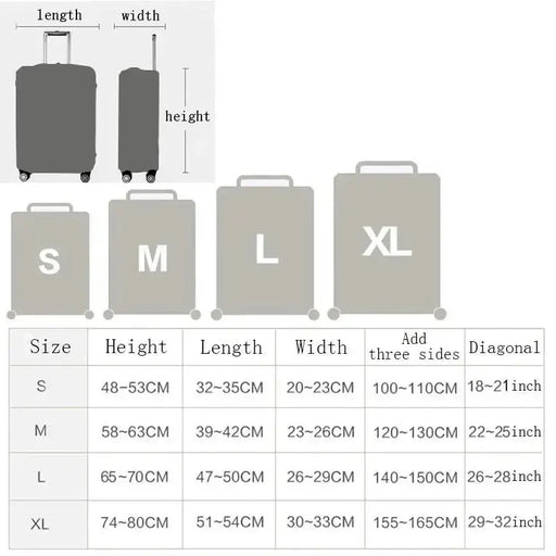 Habicare SS Stretch Fabric Luggage Cover (8 colours available) Stretch Fabric Luggage Cover (8 colours available)