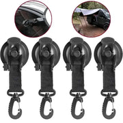 Habicare Heavy-Duty Car Suction Cup Anchor with Hook & Carabiner Heavy-Duty Car Suction Cup Anchor with Hook & Carabiner