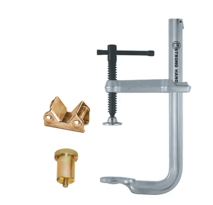 Strong Hand 4-In-1 Utility F Style Clamp for Precision Clamping and Fast Setups for Woodworkers and DIY Enthusiasts