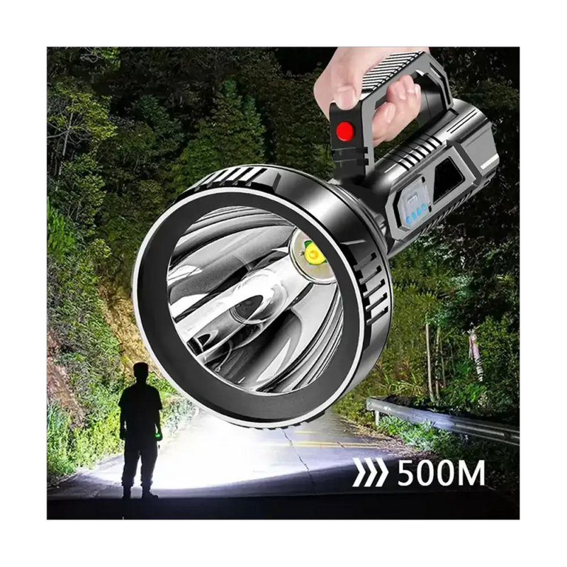 Habicare HBC Rechargeable LED Flashlight Habicare High-Power Waterproof LED Flashlight