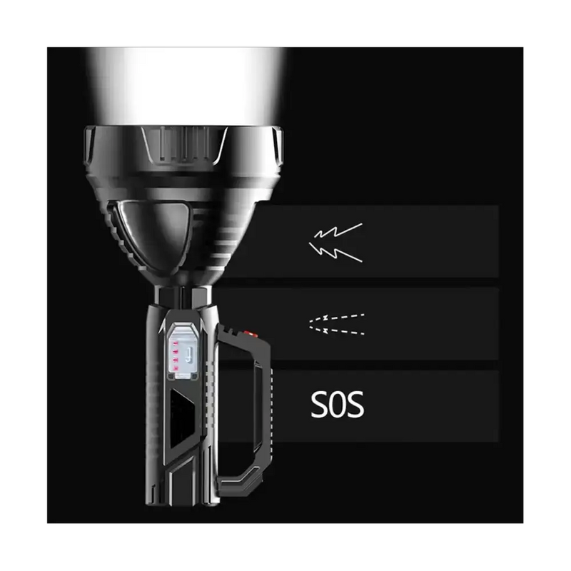 Habicare HBC Rechargeable LED Flashlight Habicare High-Power Waterproof LED Flashlight