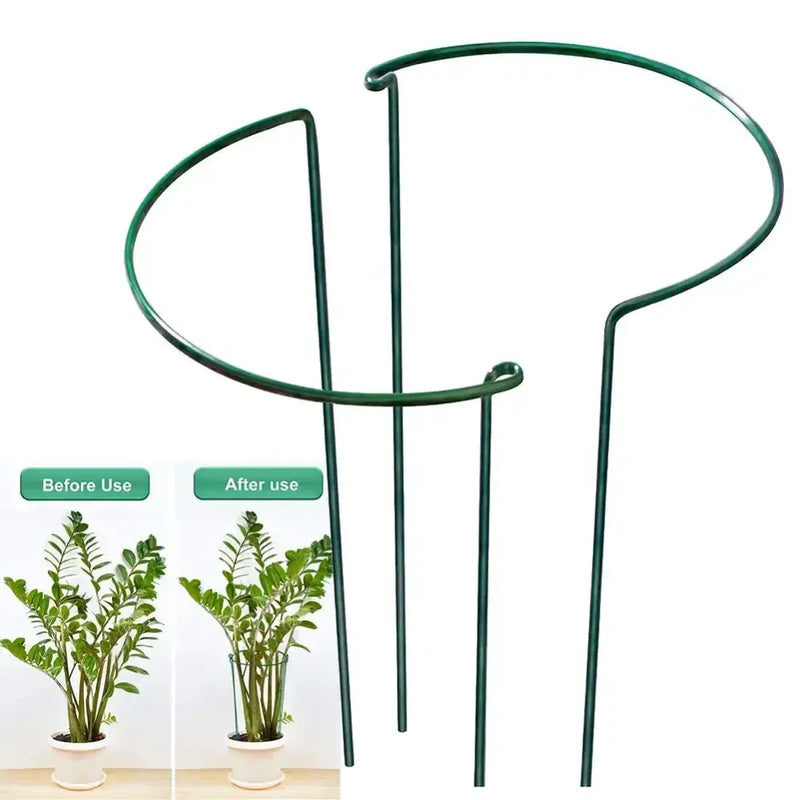 Habicare SS Sturdy Metal Outdoor Plant Support Stakes (2pcs) Sturdy Metal Outdoor Plant Support Stakes (2pcs)