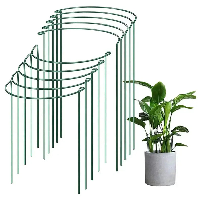 Habicare SS Sturdy Metal Outdoor Plant Support Stakes (2pcs) Sturdy Metal Outdoor Plant Support Stakes (2pcs)
