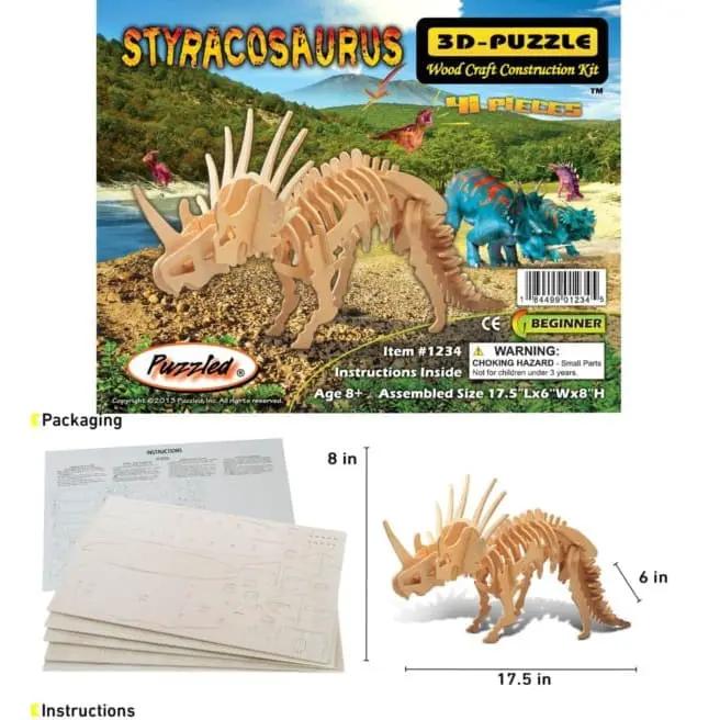 9eight5 3D Puzzle Styracosaurus Lr Styracosaurus Lr