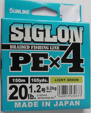 Sunline Fishing Braid Sunline Siglon PEX4 Braid Fishing Line Sunline Siglon PEX4 Braid Fishing Line With Strength