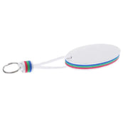 Habicare SS Surfboard Floating Key Ring (White & Orange) Surfboard Floating Key Ring (White & Orange)