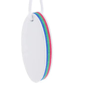 Habicare SS Surfboard Floating Key Ring (White & Orange) Surfboard Floating Key Ring (White & Orange)