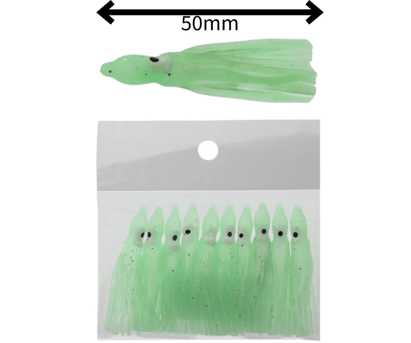 Sea Harvester Tackle Lures Surfcasting Octopus Skirt 50mm 10 pack Sea Harvester Surfcasting Octopus Skirt Pack 10pcs