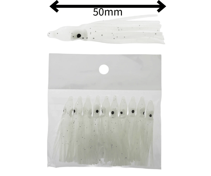Sea Harvester Tackle Lures Surfcasting Octopus Skirt 50mm 10 pack Sea Harvester Surfcasting Octopus Skirt Pack 10pcs