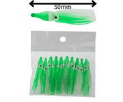 Sea Harvester Tackle Lures Surfcasting Octopus Skirt 50mm 10 pack Sea Harvester Surfcasting Octopus Skirt Pack 10pcs