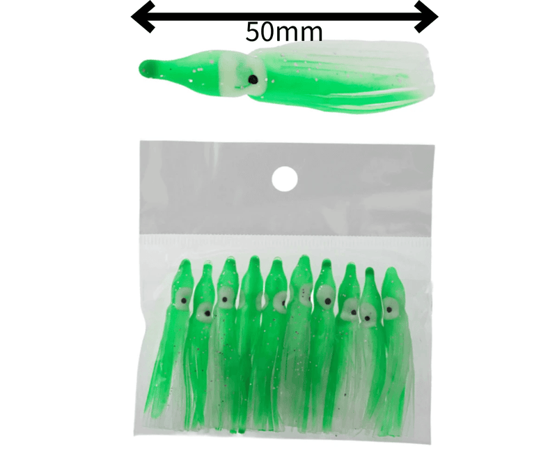 Sea Harvester Tackle Lures Surfcasting Octopus Skirt 50mm 10 pack Sea Harvester Surfcasting Octopus Skirt Pack 10pcs