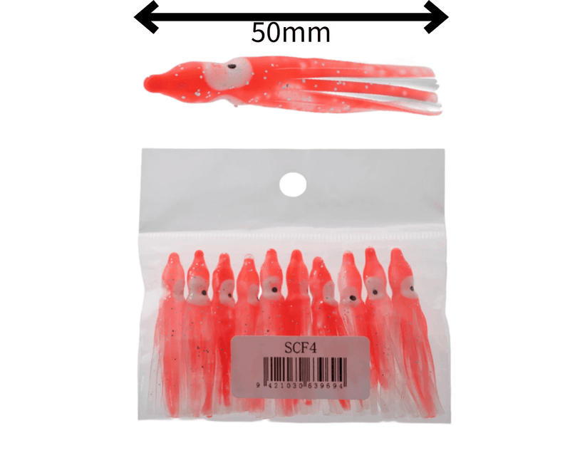 Sea Harvester Tackle Lures Surfcasting Octopus Skirt 50mm 10 pack Sea Harvester Surfcasting Octopus Skirt Pack 10pcs