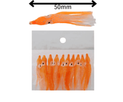 Sea Harvester Tackle Lures Surfcasting Octopus Skirt 50mm 10 pack Sea Harvester Surfcasting Octopus Skirt Pack 10pcs