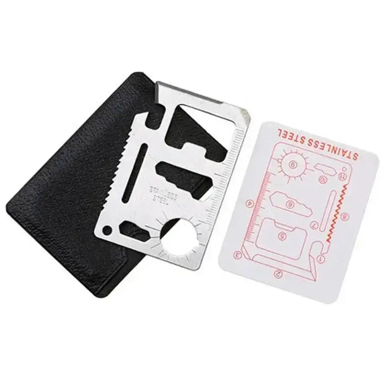 Habicare SS Multi Tool Survival Card Habicare Multi-Tool Survival Card - Camping & Hiking.