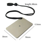 Habicare SS Signalling Mirror Habicare Emergency Signal Mirror with Lanyard