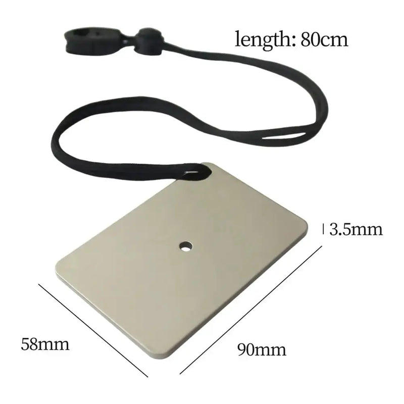 Habicare SS Signalling Mirror Habicare Emergency Signal Mirror with Lanyard