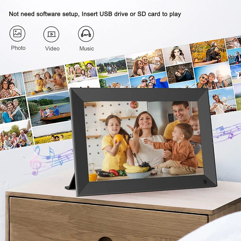 salelink.co.nz Unbranded 10.1 inch Digital Photo Frame 1080P 10.1 inch Digital Photo Frame 1080P | Action Outdoors NZ