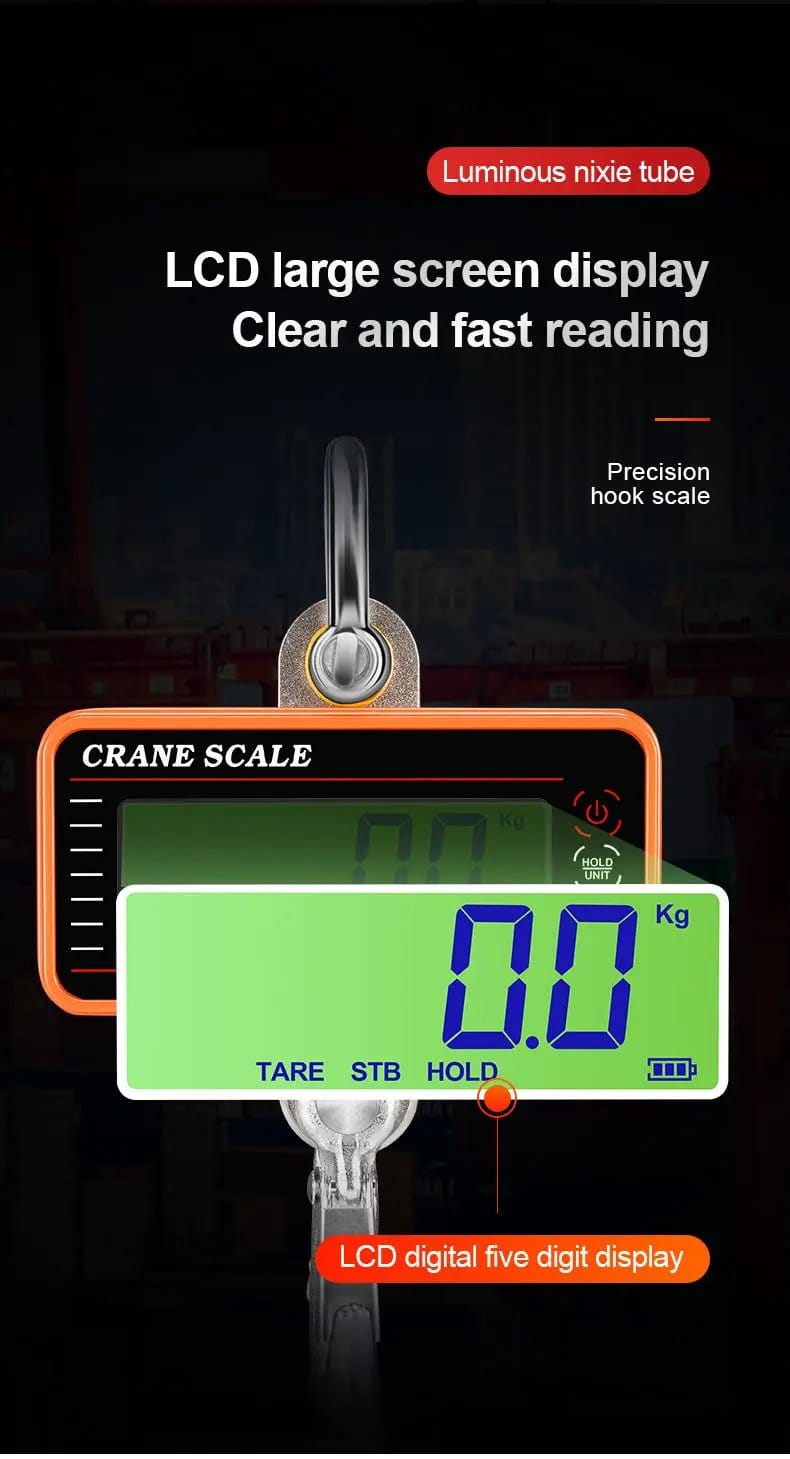 salelink.co.nz Unbranded Digital Crane Scale 1500kg Digital Crane Scale 1500kg | Action Outdoors NZ