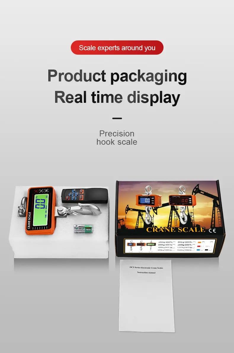salelink.co.nz Unbranded Digital Crane Scale 1500kg Digital Crane Scale 1500kg | Action Outdoors NZ