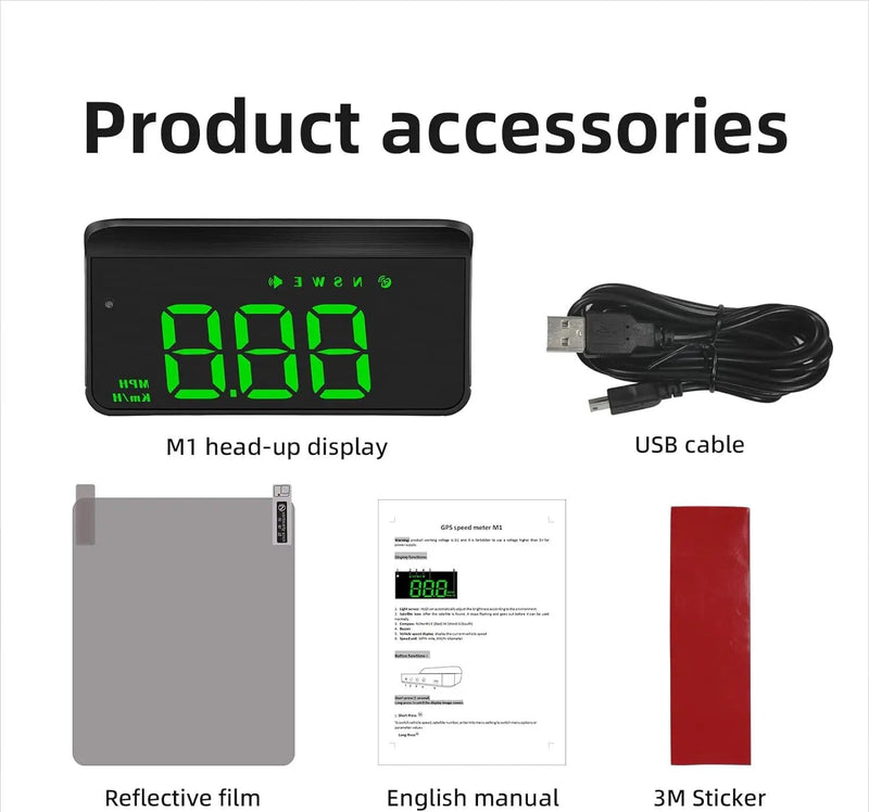salelink.co.nz Unbranded Digital GPS Speedometer M1 Digital GPS Speedometer M1 | Action Outdoors NZ