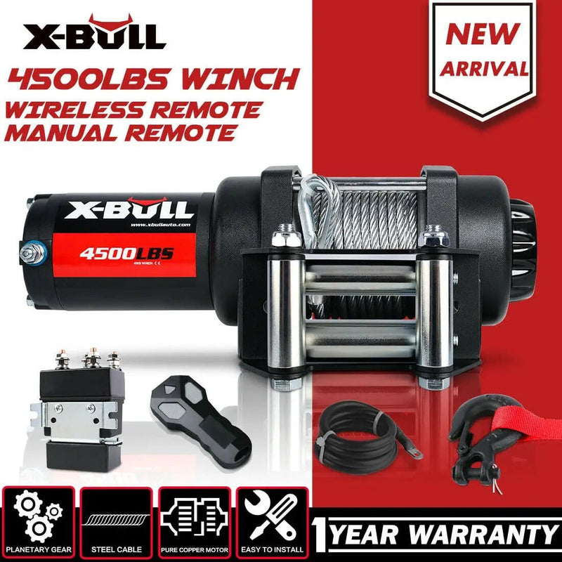 salelink.co.nz X-BULL X-BULL Electric Winch 4500LBS X-BULL Electric Winch 4500LBS | Action Outdoors NZ
